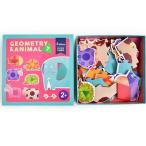 Yahoo! Yahoo!ショッピング(ヤフー ショッピング)ジグソーパズル ジオメトリー＆アニマル　誕生日プレゼント 男の子 女の子 子供用 キッズ 子供向け