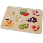知育玩具 パズル　フルーツ ペグパズル