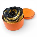 ショッピングエルメス A007 HERMES エルメス カレ 90 黄金の拍車 プリーツ シルクスカーフ 中古