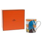 並行輸入品 エルメス ロカバール マグカップ NO.1 オレンジ 051032P
