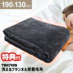 テクノス TEKNOS 電気毛布 洗える 電気 掛敷毛布 EM-741F 190×130cm フランネル 電気掛敷毛布 電気掛け敷き毛布 霜とヒーター