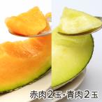  дыня красный мясо 2 шар * синий мясо 2 шар / Niigata производство / специальный культивирование засвидетельствование / страстность овощи. Oota сельское хозяйство ./ бесплатная доставка 