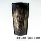 漆塗り酒器「酒逢」知 黒銀/にいが�