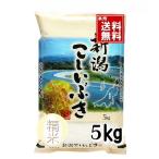 新米　お米　新潟産こしいぶき　精米５ｋｇ　本州送料無料　阿賀野市　令和5年産