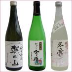 日本酒 新潟純米吟醸酒ギフトセット 720ml×3本 朝日山 純米吟醸 + 越乃雪椿 純米吟醸 + 越乃冬雪花 純米吟醸 送料無料