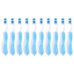 SUPVOX 旅行用歯ブラシ折りたたみ歯ブラシ柔らかい毛ポータブルツーリングキャンプ用手動歯ブラシ10ピース（ライトブルー）