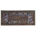  лучший ko коврик перед дверью 24*55cm wellcome Stone грязь сбрасывание промывание в воде OK вход Raver коврик ND-463