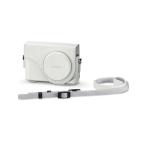 SONY デジタルカメラケース ジャケットケース Cyber-shot DSC-WX350/WX300用 ホワイト LCJ-WD/W