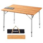 KingCamp складной стол кемпинг стол уличный высота регулировка bamboo roll стол натуральный .. бамбук обеденный стол compact высота выдерживаемая нагрузка модный 
