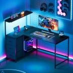 l字デスク 机 ゲーミングデスク パ�
