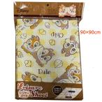 ディズニー チップ＆デール レジャーシート 90cm×90cm 正方形 敷物 シート グッズ キャラクター リス 動物 しきもの 子供 キッズ 雑貨 男の子 イエロー 女の子