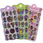 ショッピングシール ラブブ 立体 プックリシール ぷっくり シール ステッカー らぶぶ ぷくぷくシール ぷくシール プクシール 可愛い かわいい 人気 文具 シール帳 rabubu 女の子