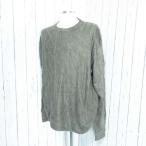 【大人カジュアル】DOCKERS（ドッカーズ）　丸首　クルーネック　長袖　ニット（セーター）｜｜コットン（綿）｜ブラウン系｜肩幅50cm｜US古着｜US3