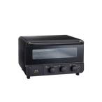 BRUNO ブルーノ オーブン トースター 4枚焼き スチーム ＆ ベイク コンベクション機能 温度調節 1350W ピザ対応 ブラック 黒 BOE067-BK