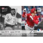 2018 TOPPS NOW #MOW-18 大谷翔平 OHTANI BECOMES PLAYER SINCE RUTH IN 1919 TO HIT HRS,HAVE 40 IP IN A SEASON
