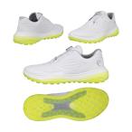 エコー（ecco） ゴルフシューズ メンズ LT1  Boa スパイクレスシューズ 132274 （01007）ホワイト/ライム 2024