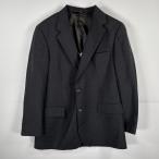 USA古着 ブルックスブラザーズ Brooks Brothers テーラードジャケット ブレザー L XL スーツ 42 ブラック ストライプ メンズ