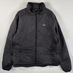 古着 パタゴニア patagonia ナイロンジャケット キルティングジャケット プリマロフト ワンポイントロゴ ワッペン XL ブラック レディース