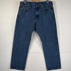  б/у одежда Wrangler Wrangler Denim брюки голубой Denim джинсы ji- хлеб распорка большой размер индиго b люмен z