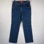  б/у одежда Wrangler Wrangler Denim брюки голубой Denim джинсы ji- хлеб распорка тонкий Fit w32 L32 индиго b люмен z