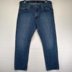 古着 ポロ・ラルフローレン POLO RALPH LAUREN デニムパンツ 867 ストレート ジーンズ ジーパン 色落ち ボタンフライ w36 L34  ブルー