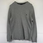 古着 00’s/00年代 ポロ・ラルフローレン POLO RALPH LAUREN 長袖Tシャツ サーマル ワッフル生地 ワンポイントロゴ刺繍 L  グレー系