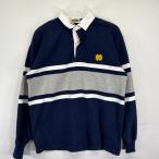  б/у одежда балка ba Lien BARBARIAN рубашка-поло с длинным рукавом Rugger рубашка Note ru dam колледж вышивка окантовка рисунок толстый L многоцветный мужской 