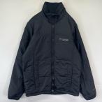 ショッピング古着 古着 コロンビア Columbia ナイロンジャケット 中綿 ワンポイントロゴ オムニシールド フルジップ S  ブラック メンズ