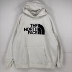  б/у одежда The * North Face THE NORTH FACE Parker тренировочный тянуть over Logo принт XL белый женский 