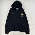  б/у одежда Russell Athletic RUSSELL ATHLETIC Parker тренировочный тянуть over вышивка большой размер 2XL черный мужской 