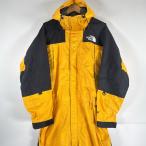 б/у одежда 90's/90 годы The North Face GORE-TEX комбинезон двухцветный - Jump костюм зимняя одежда сноуборд mountain L желтый 