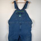  б/у одежда Liberty LIBERTY комбинезон Denim Work one отметка Logo большой размер Hammer петля pe Inter w48 L28 оттенок голубого 