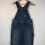  б/у одежда Lee Lee комбинезон Denim Work one отметка Logo кнопка fly Hammer петля боковой карман w28 L33 оттенок голубого мужской 