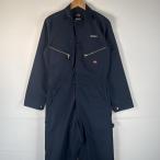 б/у одежда Dickies Dickies длинный рукав комбинезон все в одном Work рабочая одежда one отметка Logo предприятие Logo вышивка задний принт S темно-синий мужской 
