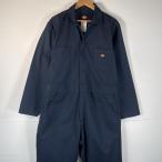  б/у одежда Dickies Dickies длинный рукав комбинезон все в одном Work рабочая одежда one отметка Logo большой размер L RG темно-синий мужской 