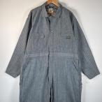  б/у одежда 80's/80 годы Vintage Oshkosh OSHKOSH USA производства длинный рукав комбинезон все в одном "в елочку" неиспользуемый товар 54 серый серия 