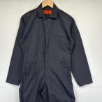  б/у одежда Red Kap RED KAP длинный рукав комбинезон все в одном Work рабочая одежда Zip . карман Jump костюм 34 серый мужской 