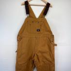  б/у одежда wall zwalls комбинезон Duck one отметка Logo большой размер двойной колено подкладка стеганое полотно XL оттенок коричневого мужской 