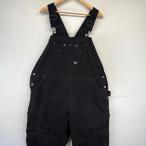  б/у одежда wall zwalls комбинезон Duck one отметка Logo двойной колено подкладка стеганое полотно XL черный мужской 