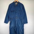  б/у одежда 60's/60 годы Vintage Wrangler Wrangler Denim комбинезон BLUE BELL все в одном Zip длинный рукав 44 оттенок голубого мужской 
