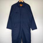  б/у одежда 80's/80 годы Vintage Red Kap Red Kap USA производства комбинезон все в одном Zip длинный рукав 44 темно-синий серия мужской 