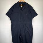  б/у одежда Dickies Dickies комбинезон Work рабочая одежда все в одном one отметка Logo Zip большой размер оттенок черного мужской 
