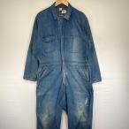  б/у одежда 60's/60 годы Vintage большой Ben BIG BEN Denim комбинезон Work Wrangler все в одном длинный рукав L оттенок голубого мужской 