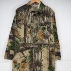  б/у одежда 90's/90 годы wall zWALLS USA производства комбинезон камуфляж Zip все в одном длинный рукав настоящий tree M оттенок коричневого мужской 