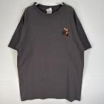 古着 90's〜00's/90年代〜00年代 ディズニー Disney 半袖Tシャツ USA製 肉厚 両面 ラバープリント キャラクター グーフィー M