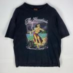 古着  Diamond Supply Co. × THE HUNDREDS 半袖Tシャツ コラボプリント ハワイ クルーネック 大判 XL  ブラック系 メンズ