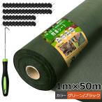 超高耐久 防草シート 1mx50m 固定ピン付き 120g/m2 長期間敷き直し不要 不織布 除草シート 雑草シート 草刈り不要 砂利下 芝生色防草シート 雑草防止 雑草対策