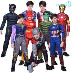 アベンジャーズ スーパーヒーロー デッドプール コスプレ衣装 キッズ ハロウィン 仮装 子供 お面付 風 コスチューム パーティー クリスマス イベンド 祭り