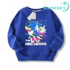 トレーナー ソニック キッズ スウェット 長袖Tシャツ トップス　長袖　子供  男の子　女の子　春秋冬　可愛い プレゼント　ギフト