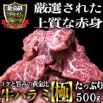 牛 ハラミ 500g タレなし 厚切り 8mm 赤身肉 冷凍 焼肉 最高級グレード prime さがり ハンキングテンダー 牛肉 肉 食品 敬老の日 ギフト 贈り物